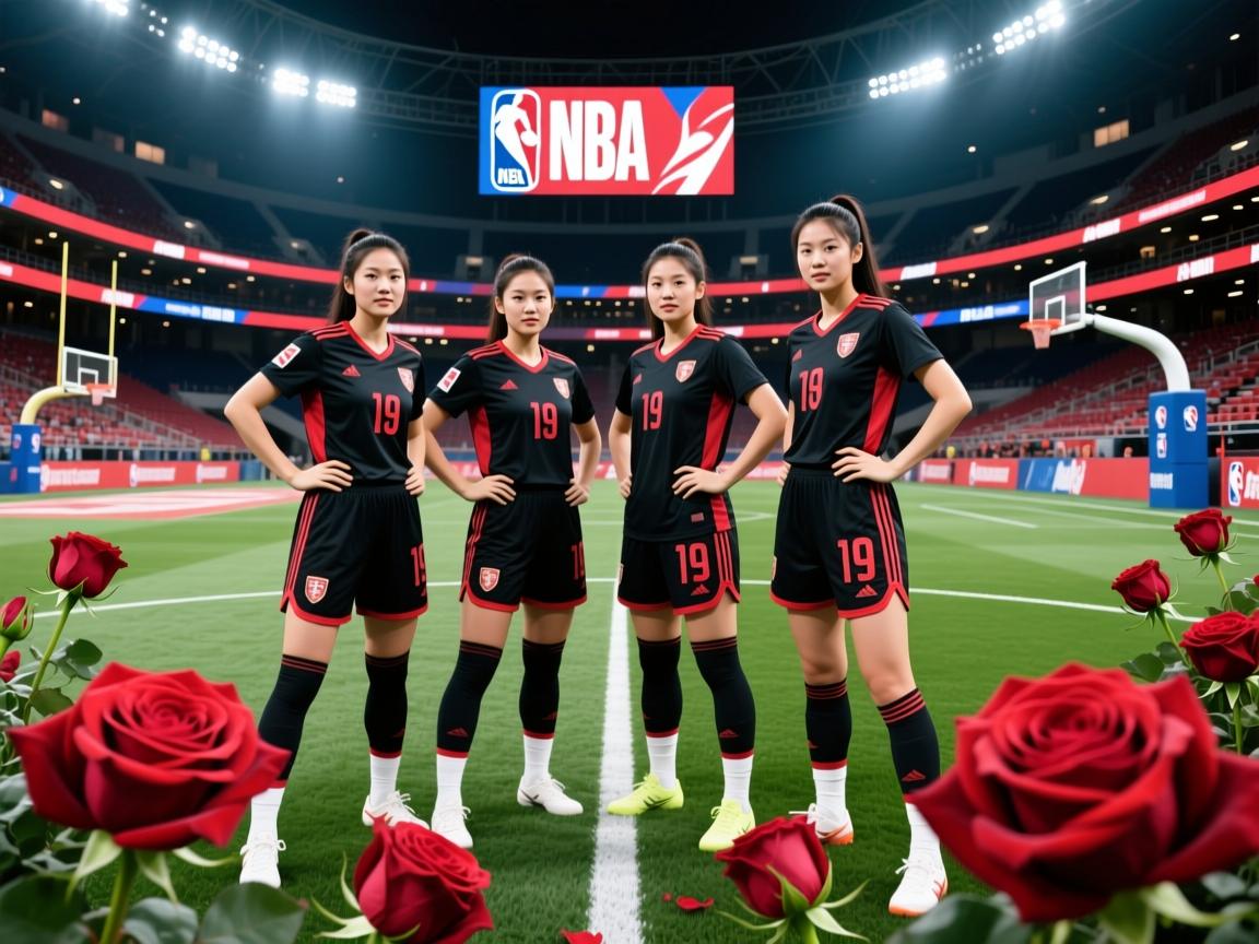 霸气女足选手们，铿锵玫瑰在球场上绽放