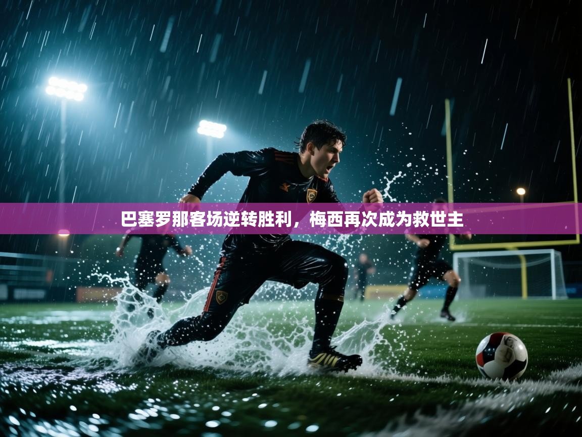 巴塞罗那客场逆转胜利，梅西再次成为救世主  第1张