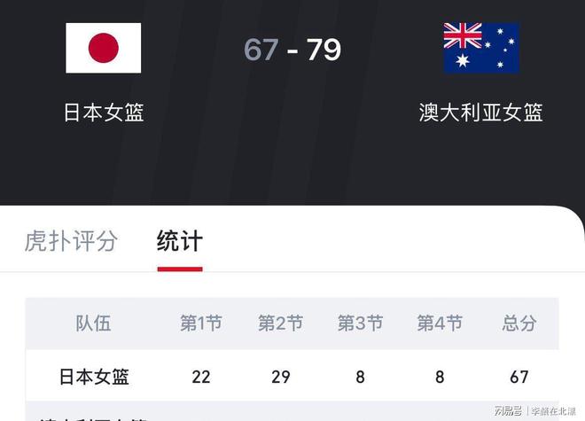 关于中国女篮与澳大利亚头名晋级4强半决赛大概率战日本的信息